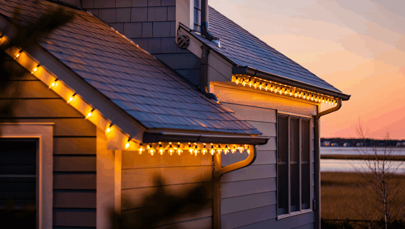 Christmas Lights Lowcountry Home