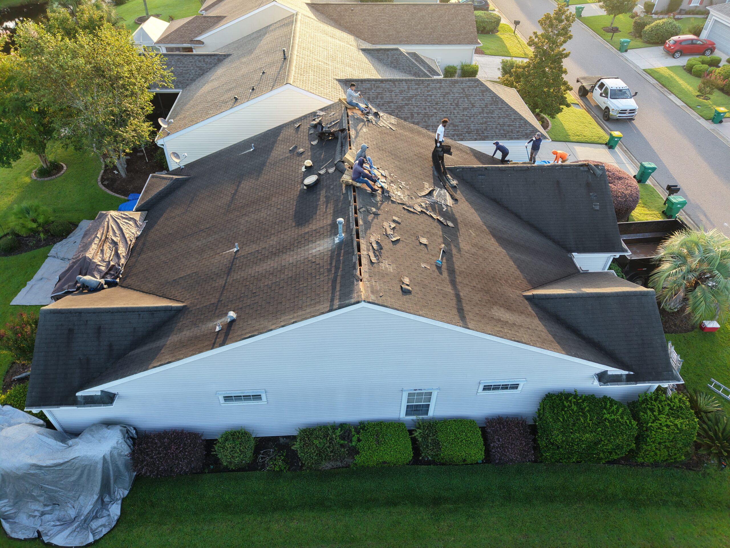 damaged roof
